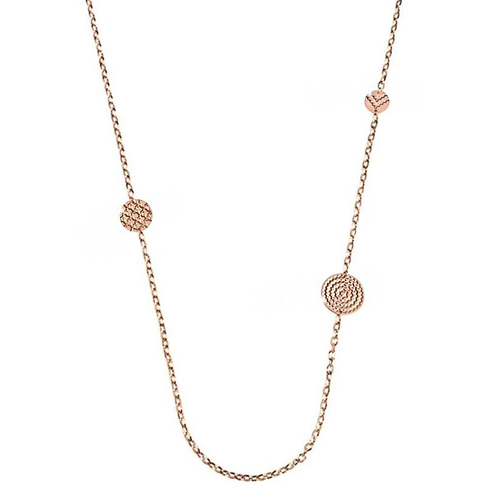 Collana Rebecca in bronzo rodiato rosa Miami