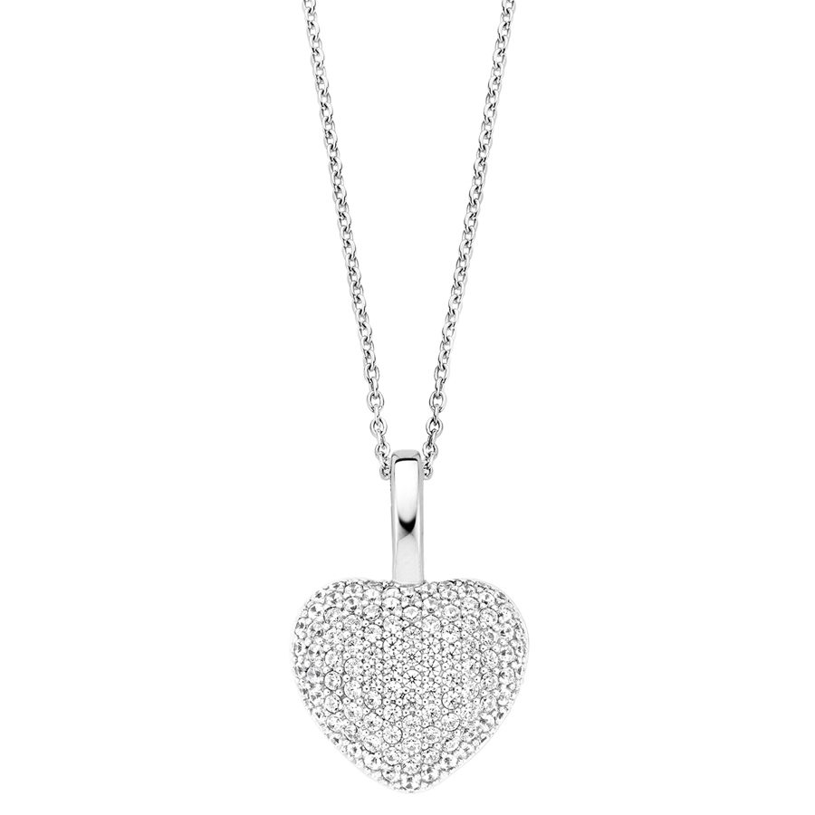 Ti Sento Milano silver heart pendant
