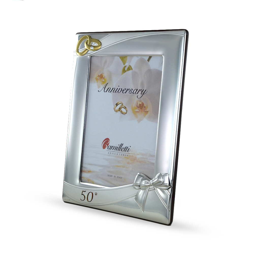 Cornice 50 Anniversario Nozze d oro 13 x 18  cm