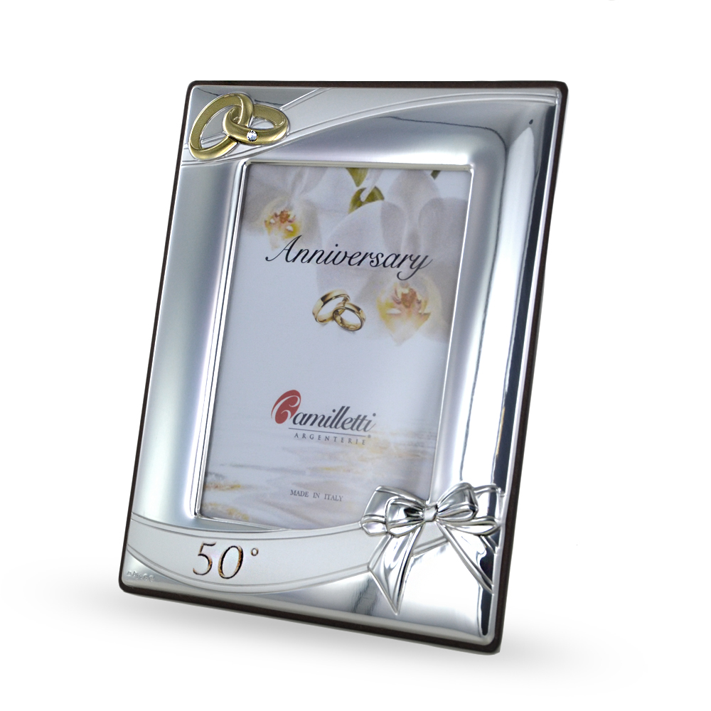 Cornice 50 Anniversario Nozze d oro 9 x 13 cm