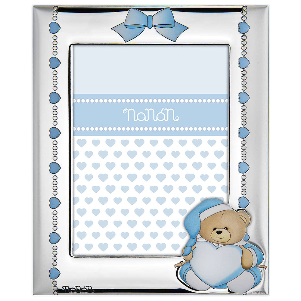 Cornice portafoto Tato Nanan in Argento laminato da bambino NCO0003