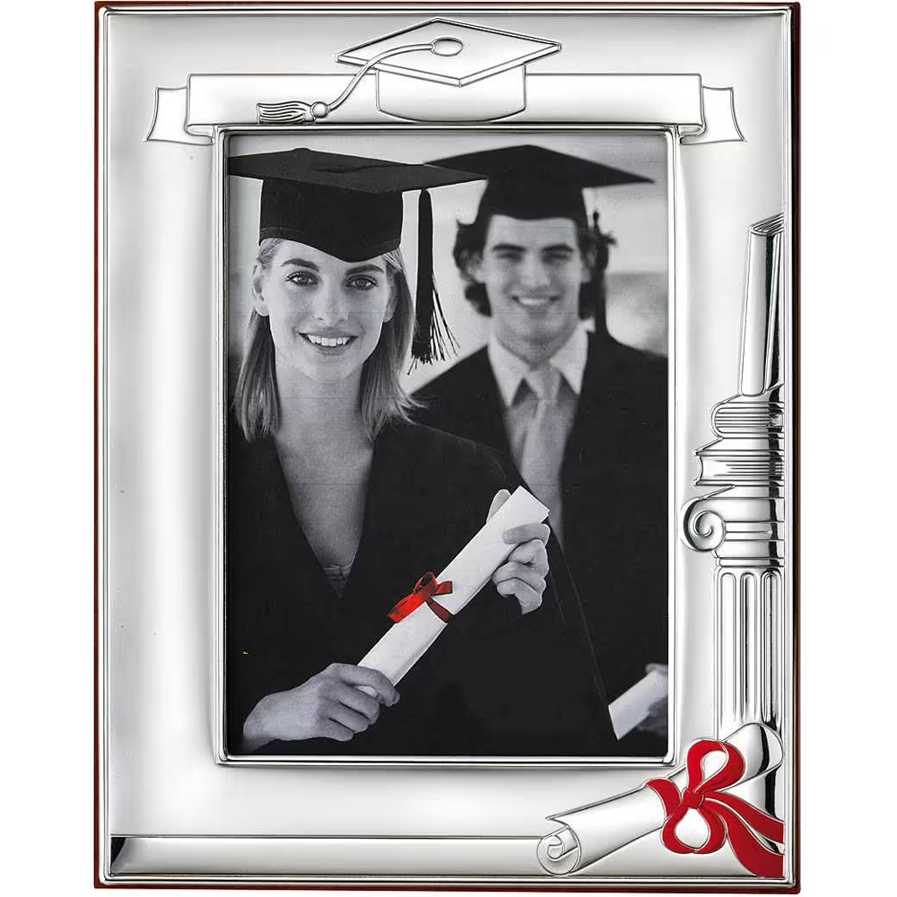Cornice regalo per Laurea in argento 13x18 cm