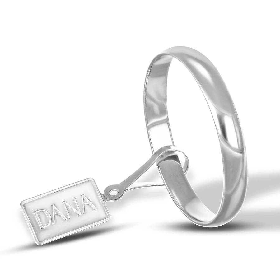 Fede Classica 3 mm in oro bianco 9 kt