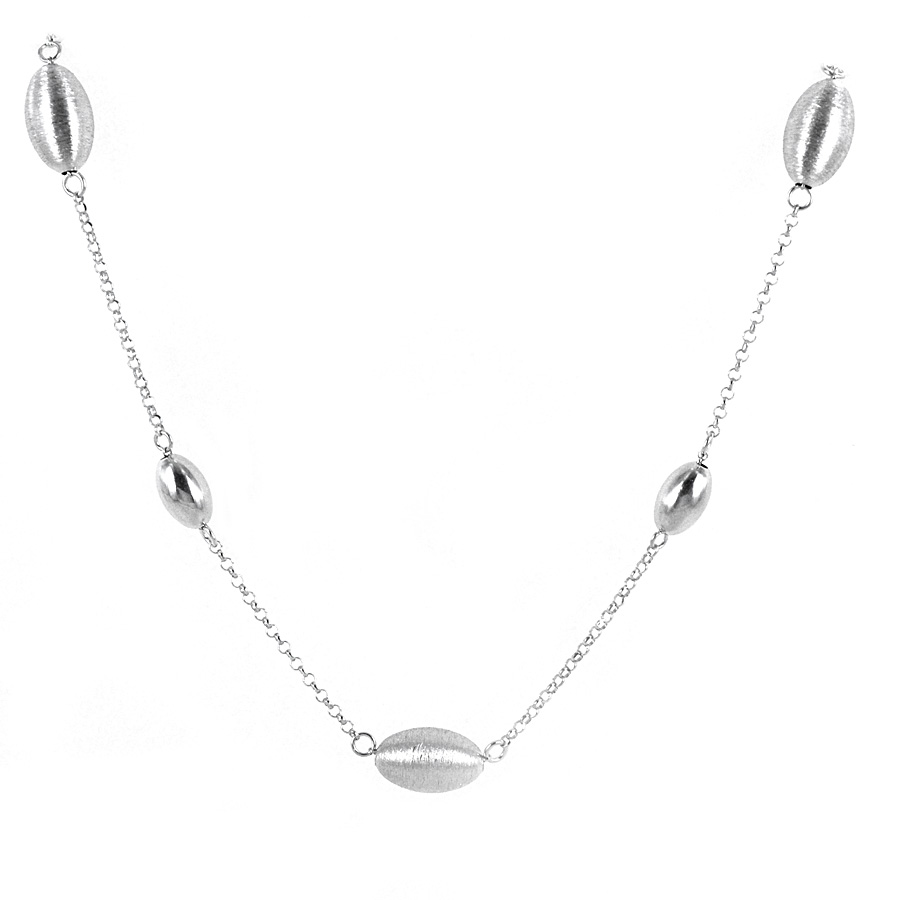 Girocollo Dvccio argento oro bianco 24 kt