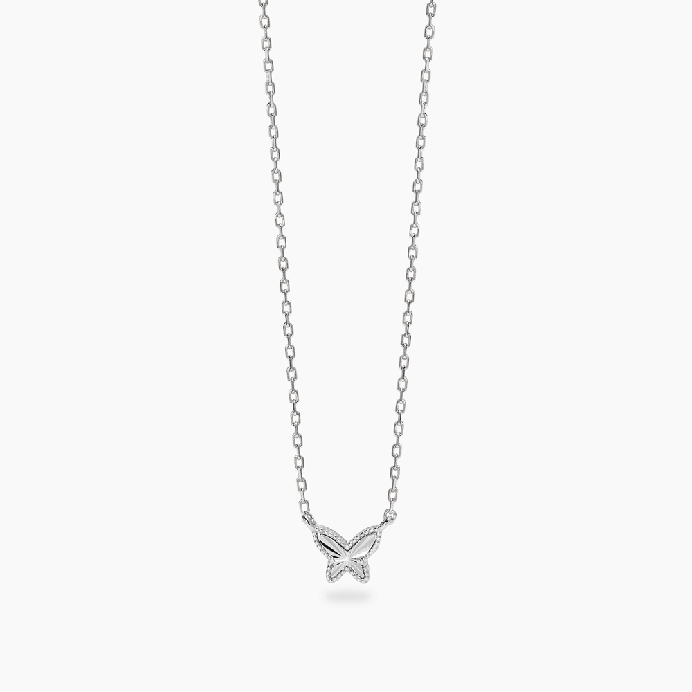 Girocollo Mabina in argento con catena forzatina e farfalla VOIL� 553903