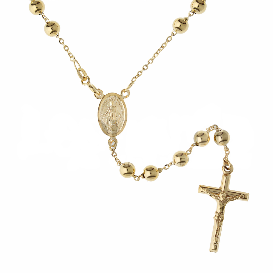 Rosary - 18 kt yellow gold
