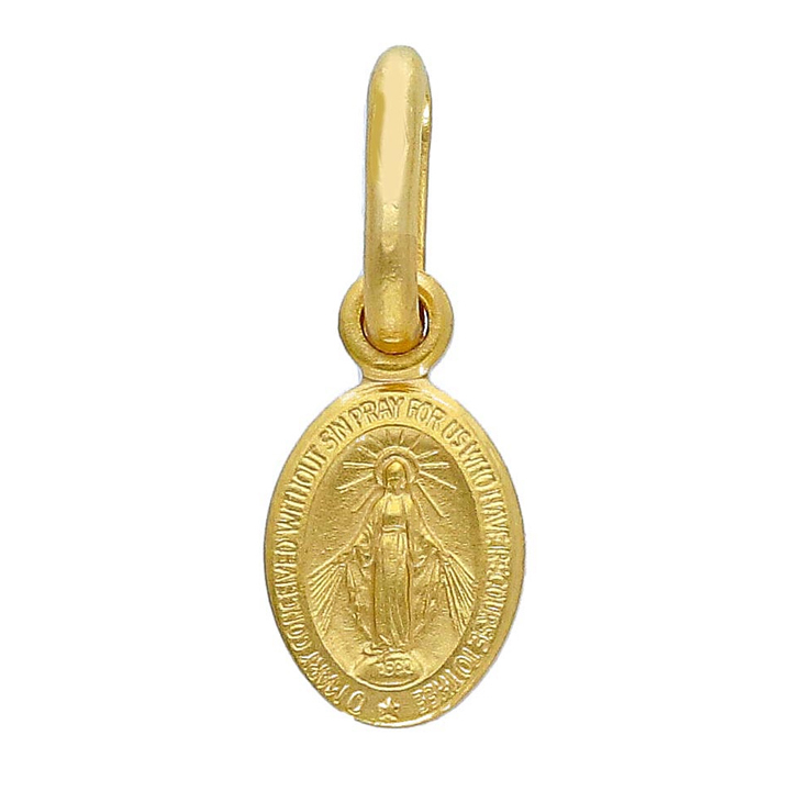 Religious Medal with Miraculous Madonna 