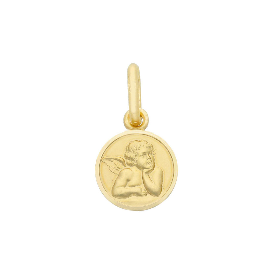 Medaglia religiosa in oro con Angelo Cherubino MINI