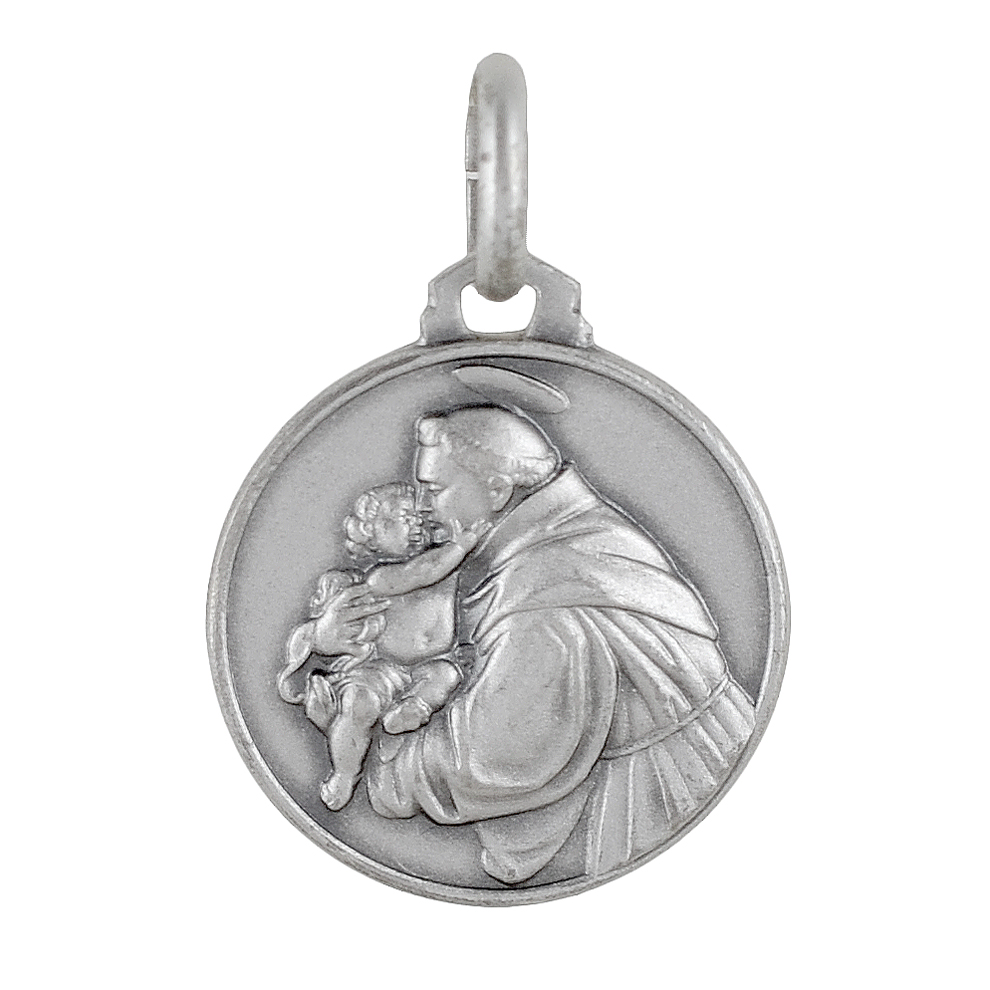 Medaglia sant'Antonio in argento 16 mm