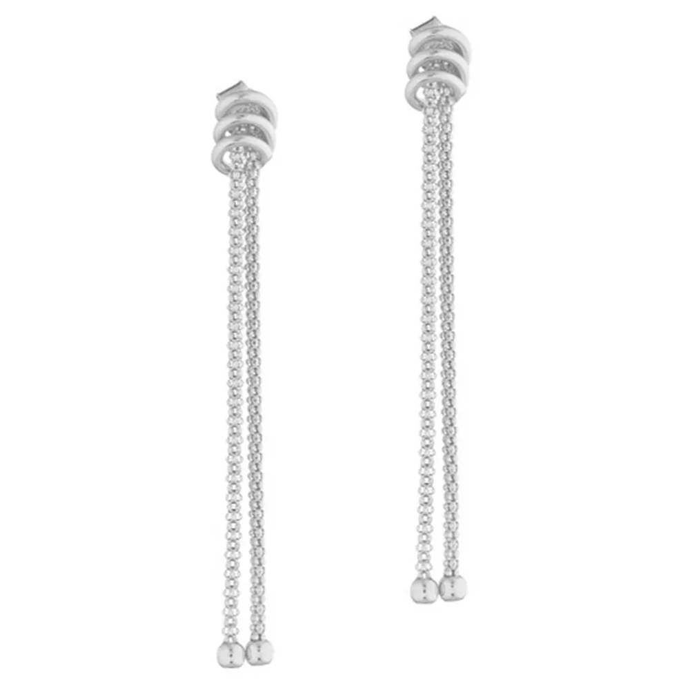Orecchini a pendente da Donna in Argento collezione Petite Boules Marcello Pane 