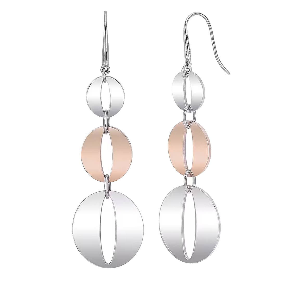 Orecchini da Donna 2Jewels in Acciaio rosa collezione Flat 261267