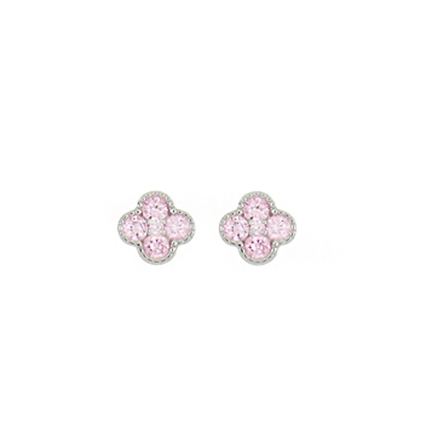 Orecchini Floraflex Rosa Cuori Milano collezione Maggiolina
