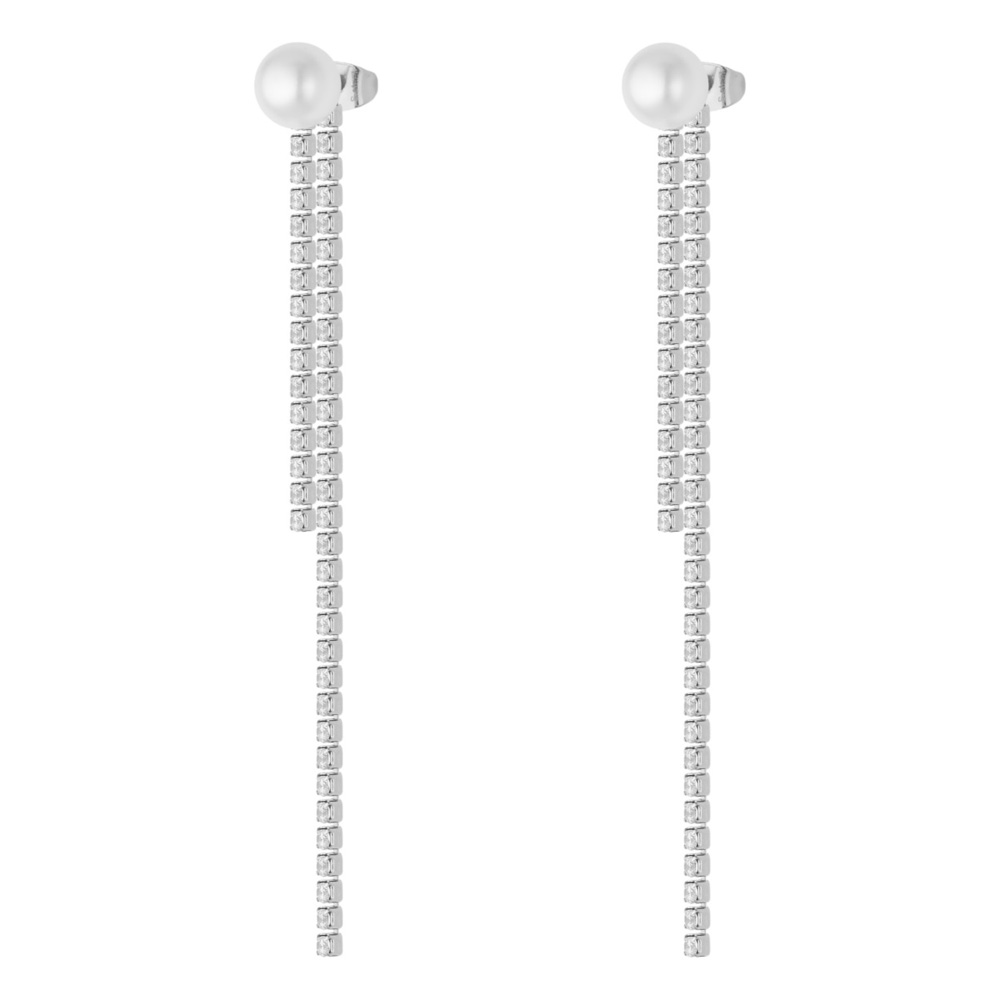 Orecchini in Acciaio a pendente Tennis da donna Essential Woman Liu Jo LJ3020