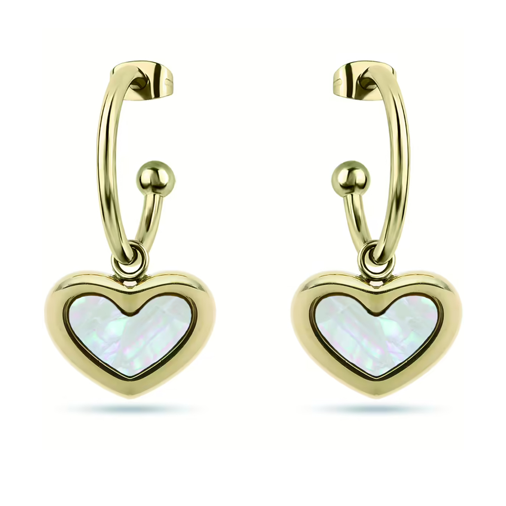 Orecchini in Acciaio giallo a cerchietto da donna Essential Woman Liu Jo LJ2692