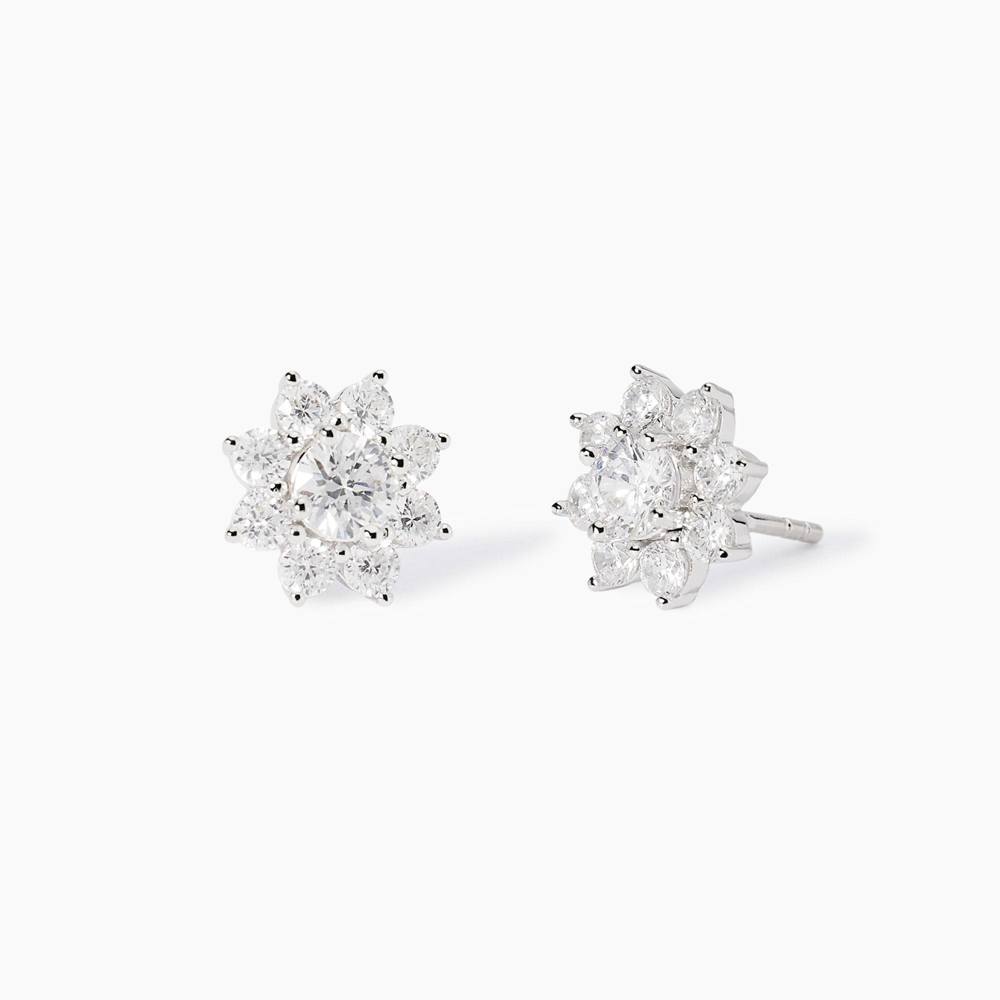 Orecchini Mabina a lobo con zirconi bianchi Eden 563850