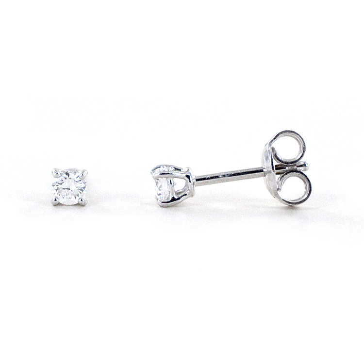 Orecchini punto luce con diamanti carati 0.48 G VS