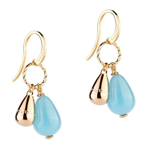 Orecchini Rebecca Tulipe azzurro