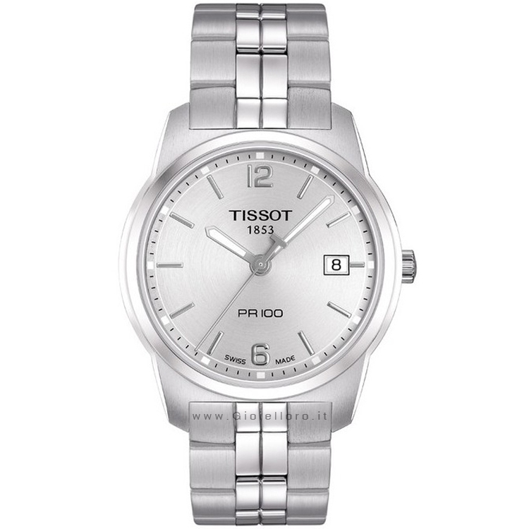 Orologio Tissot PR 100 GENT Quarzo quadrante Silver