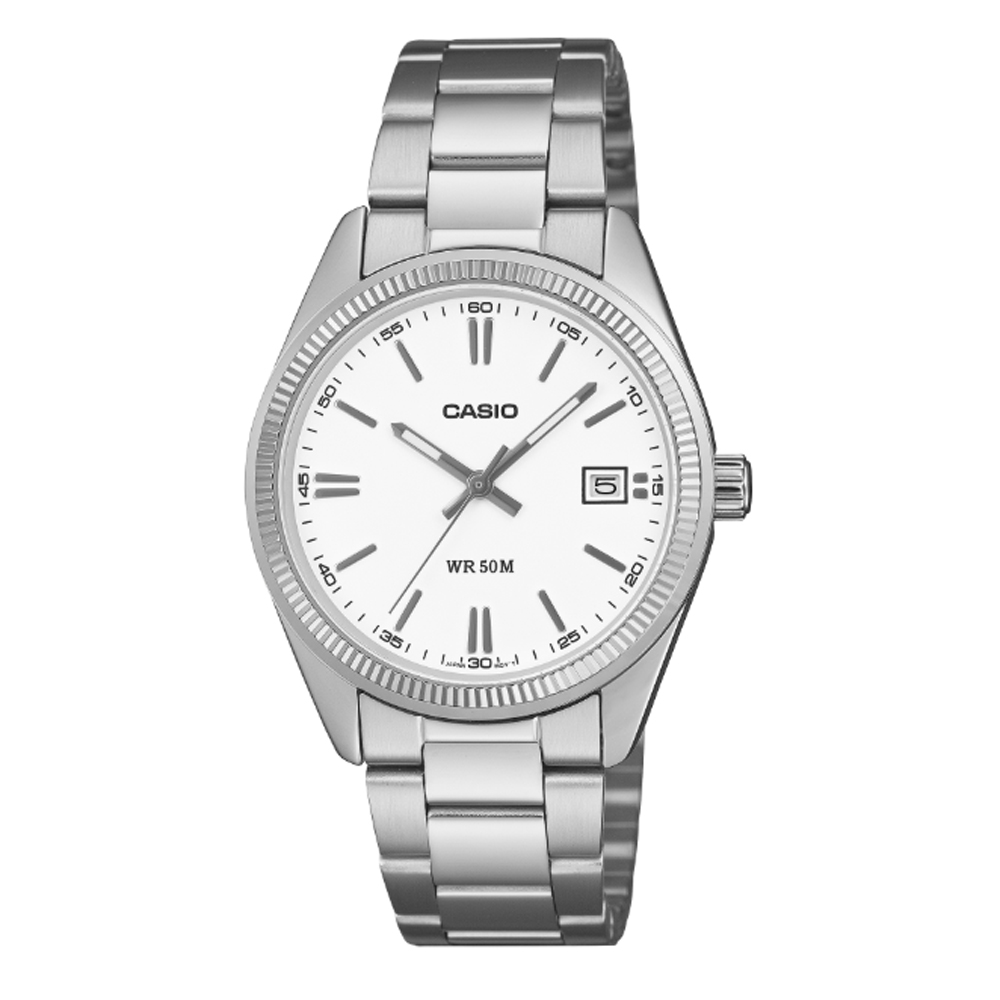 Orologio Casio analogico bianco UTP-1302PD-7AV