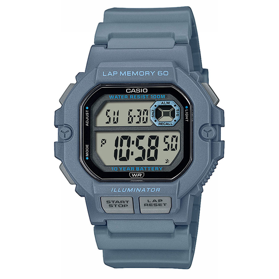 Orologio Casio Collection da uomo Grigio WS-1400H-2AVEF