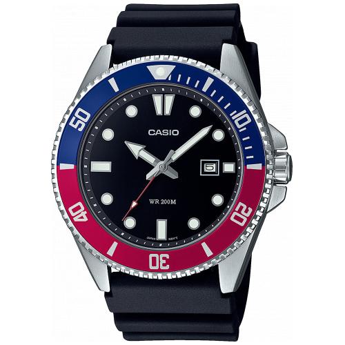 Orologio Casio Collection da uomo blu e rosso MDV-107-1A3VEF