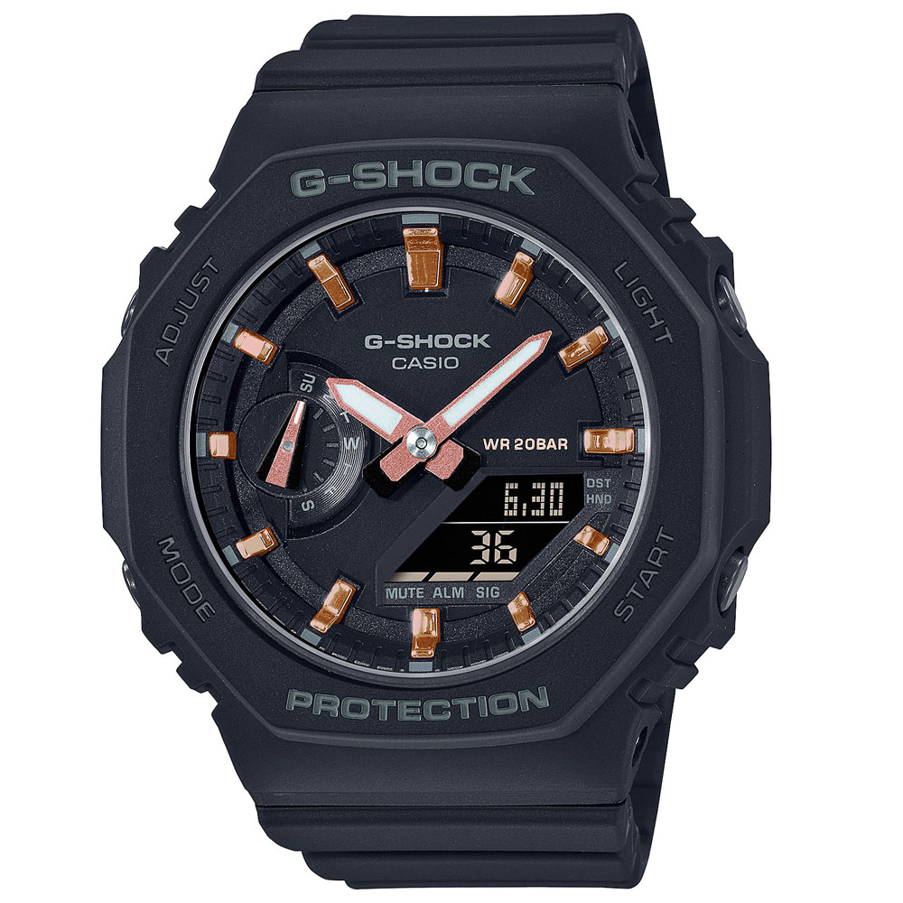 Orologio Casio collezione G-SHOCK Classic nero indici rose'