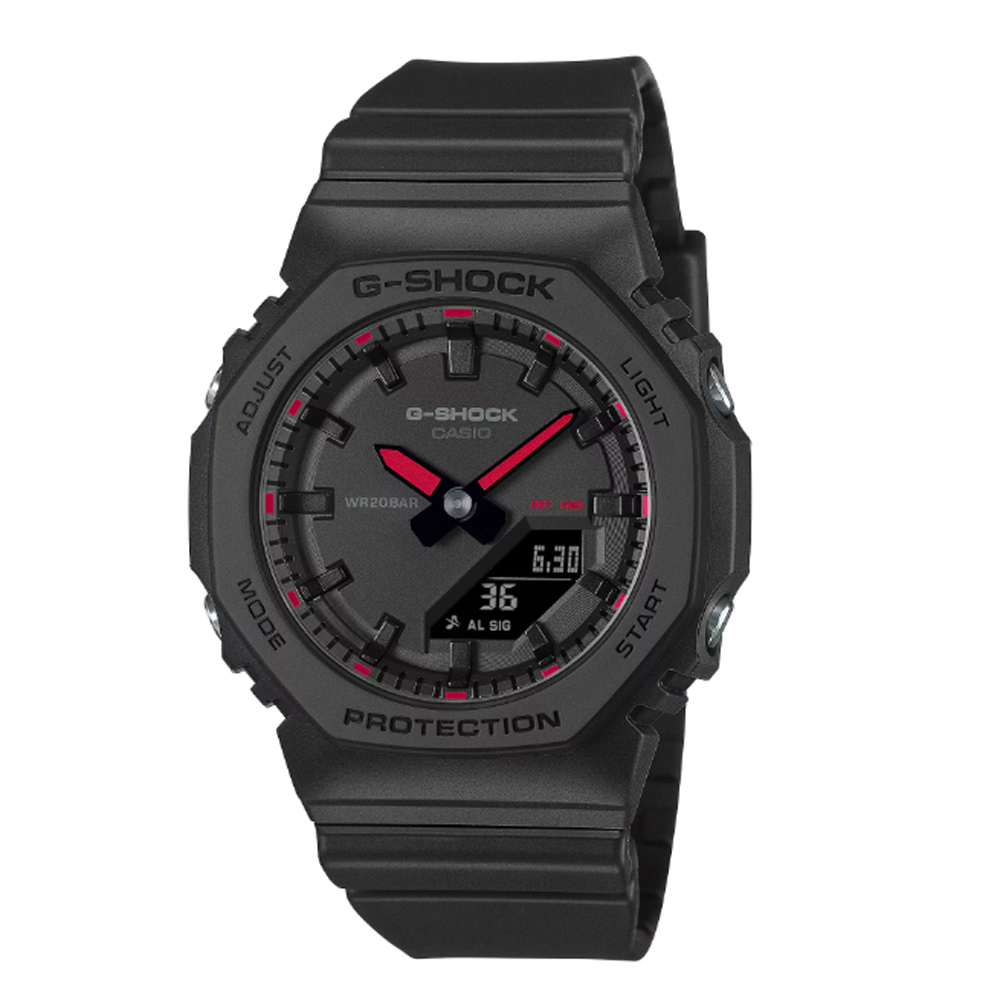 Orologio Casio collezione G-SHOCK Classic nero e rosa GMA-P2100SA-1A1