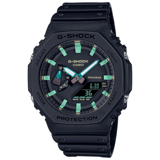 Orologio Casio collezione G-SHOCK Classic nero indici azzurri