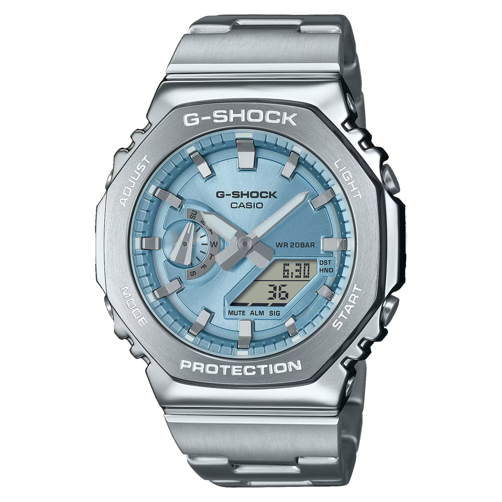 Orologio Casio da uomo collezione Classic G SHOCK azzurro GM 2110D 2AER Gioi