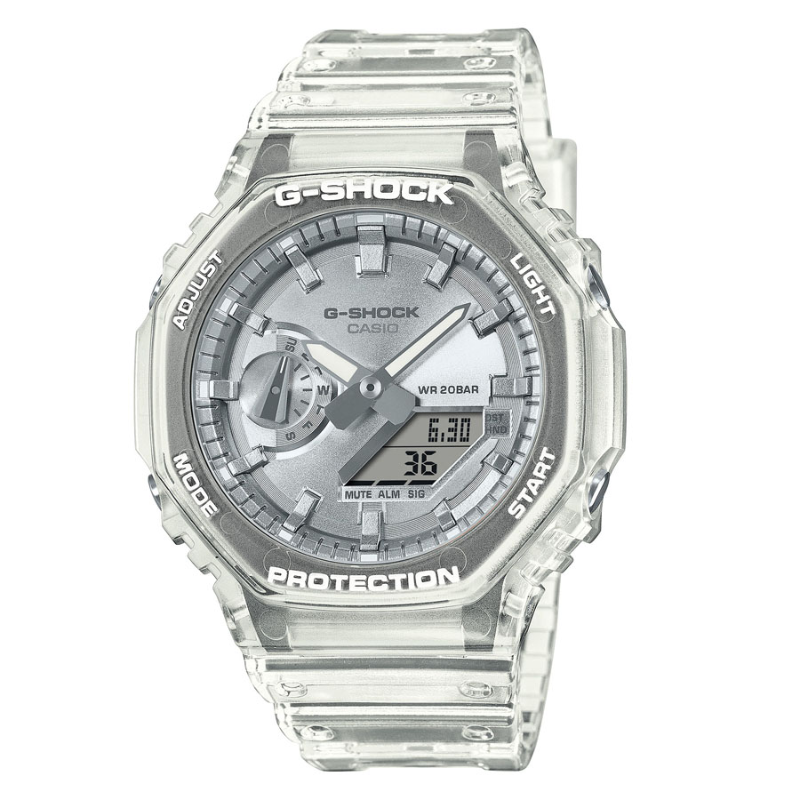 Orologio Casio da uomo G-SHOCK Classic trasparente silver GA-2100BM-7A8ER