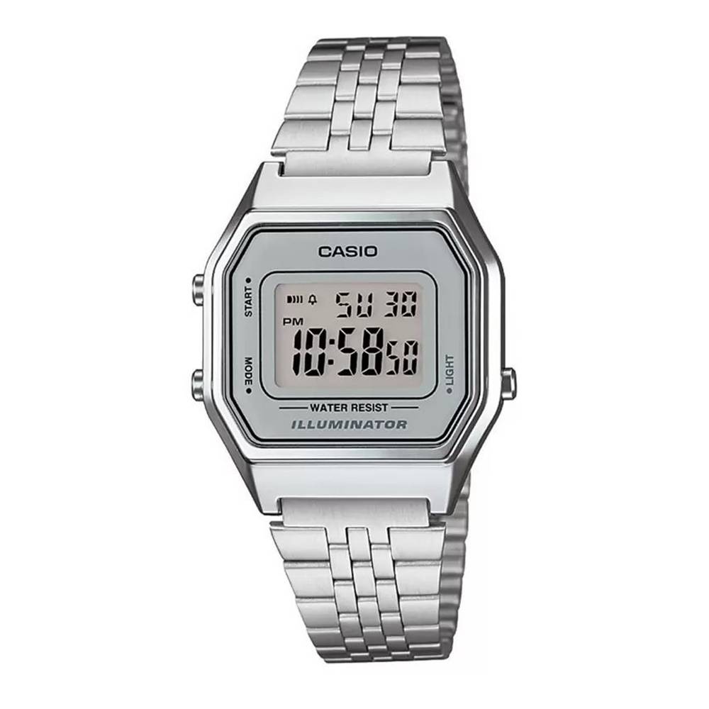 Orologio Casio Donna in acciaio cassa 28 mm grigio LA680WA-7DF