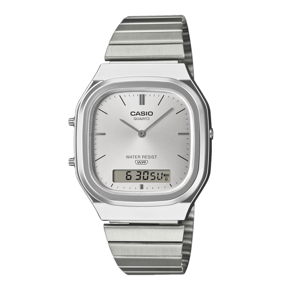 Orologio Casio Edgy unisex Silver AQ-240E-7A