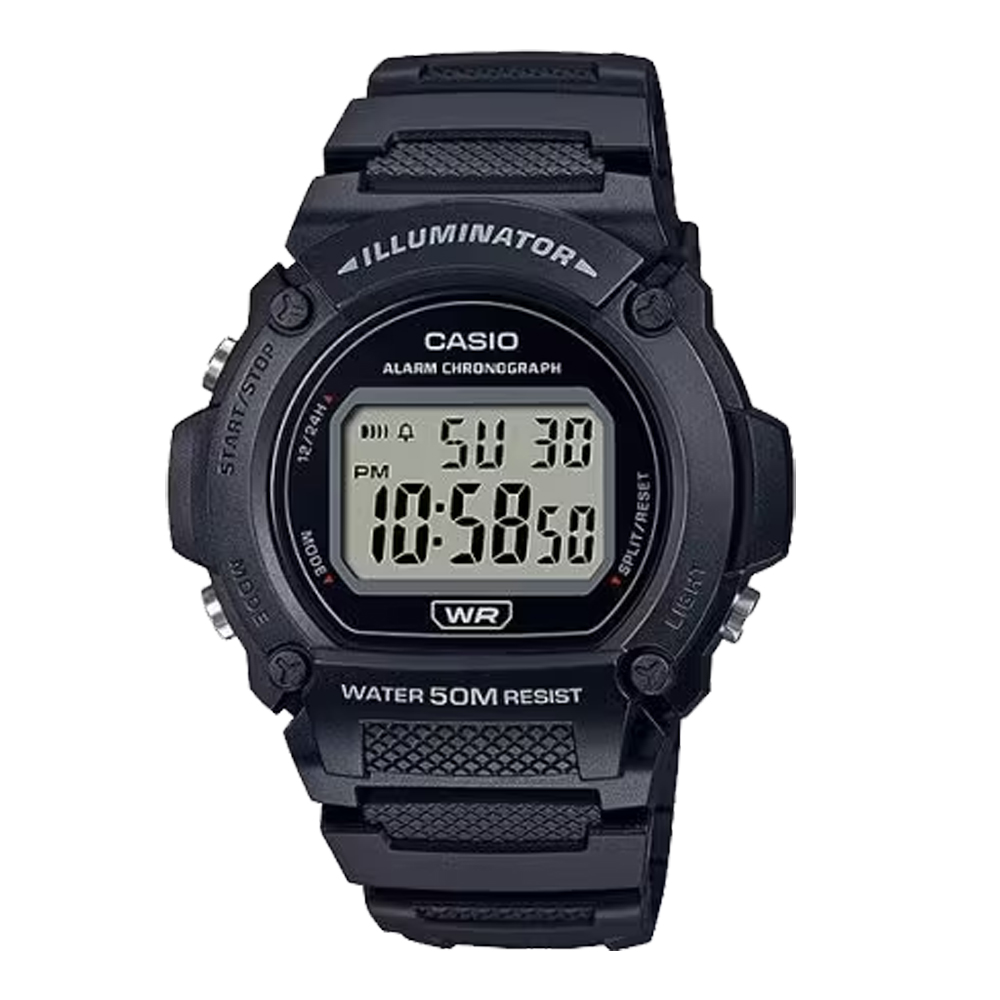 Orologio Casio Sportivo Nero W-219H-1AV