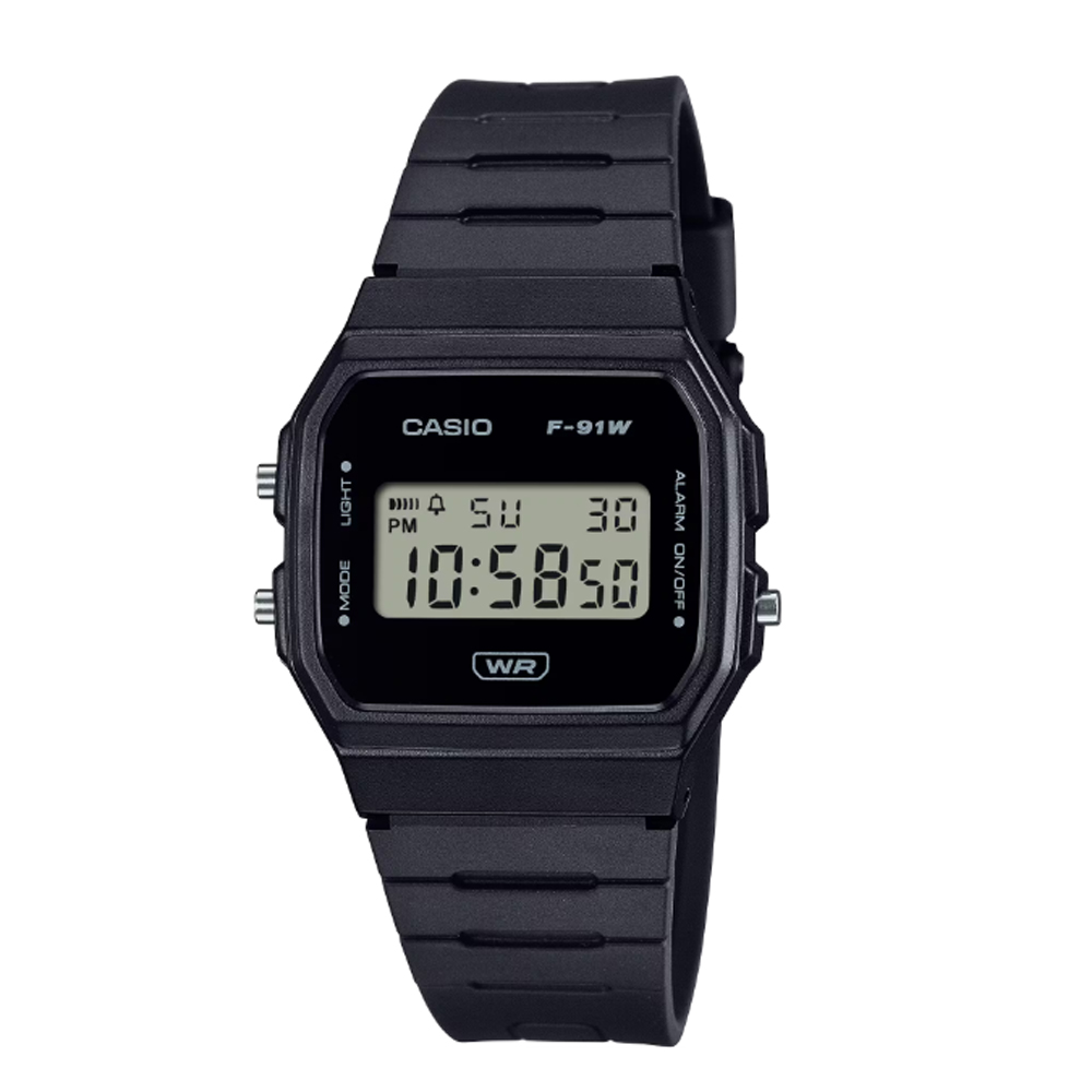 Orologio Casio Unisex Timeless Collection Nero F-91WB-1A