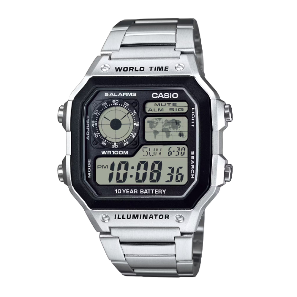 Orologio Casio Uomo TIMELESS COLLECTION AE-1200WHD-1AV