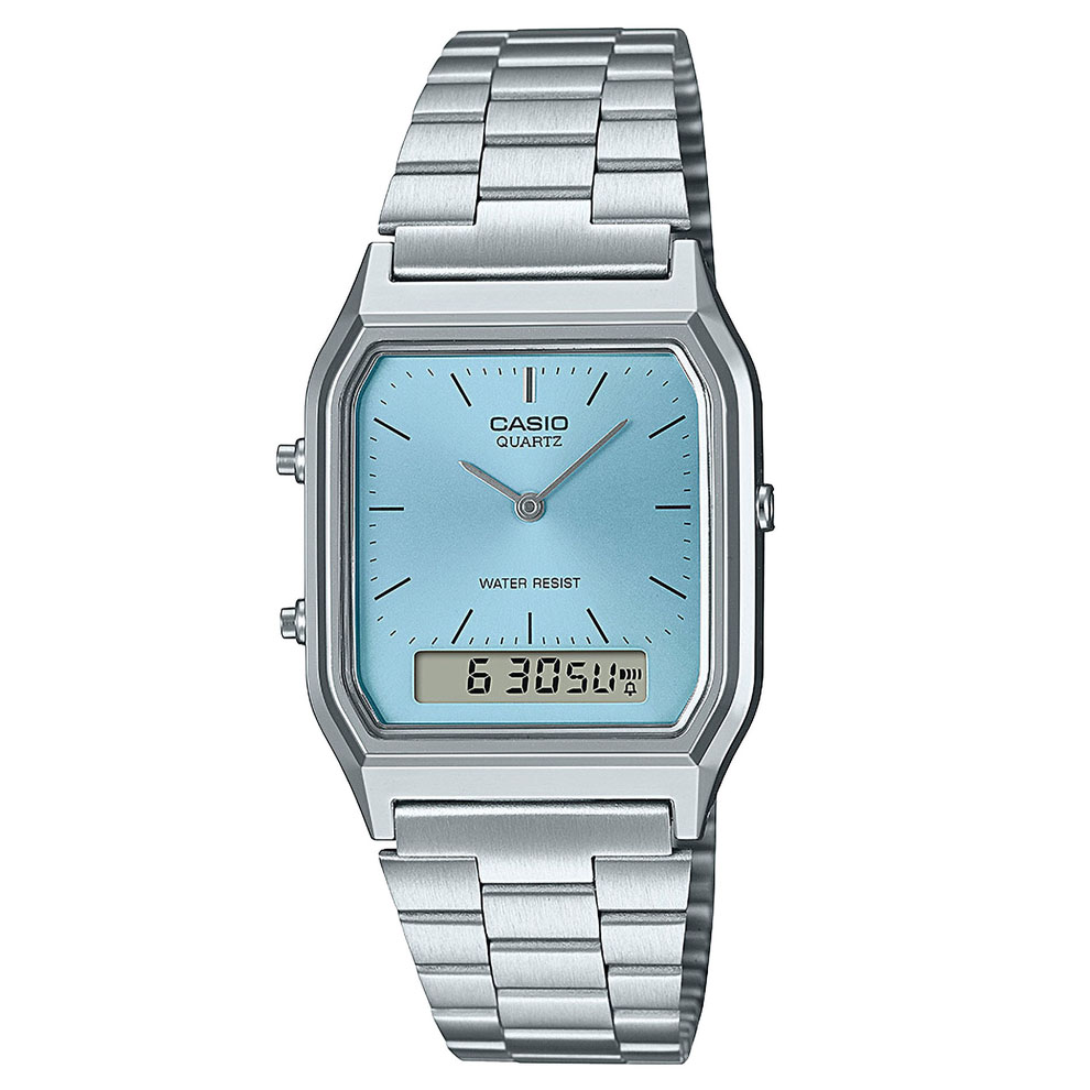 Orologio Casio Vintage Edgy unisex azzurro AQ-230A-2A1MQYES