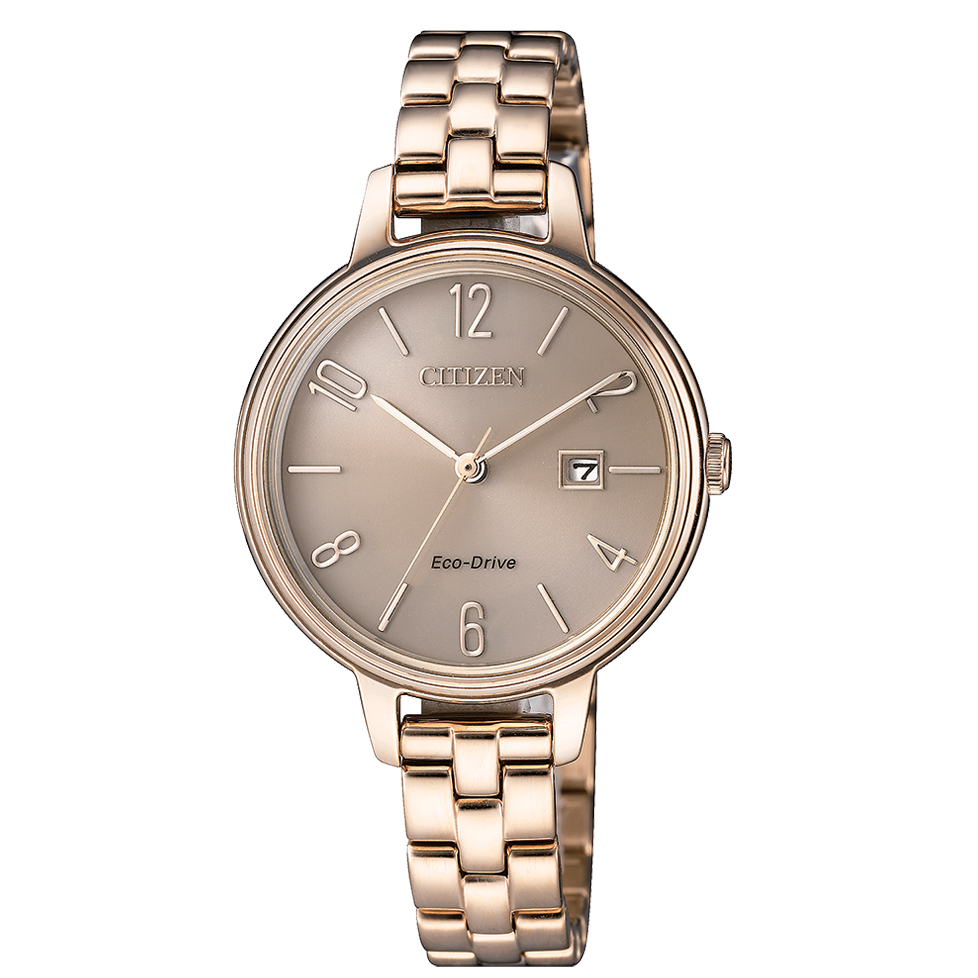 OROLOGIO CITIZEN ECO DRIVE DONNA LADY ROSA EW2443-80X