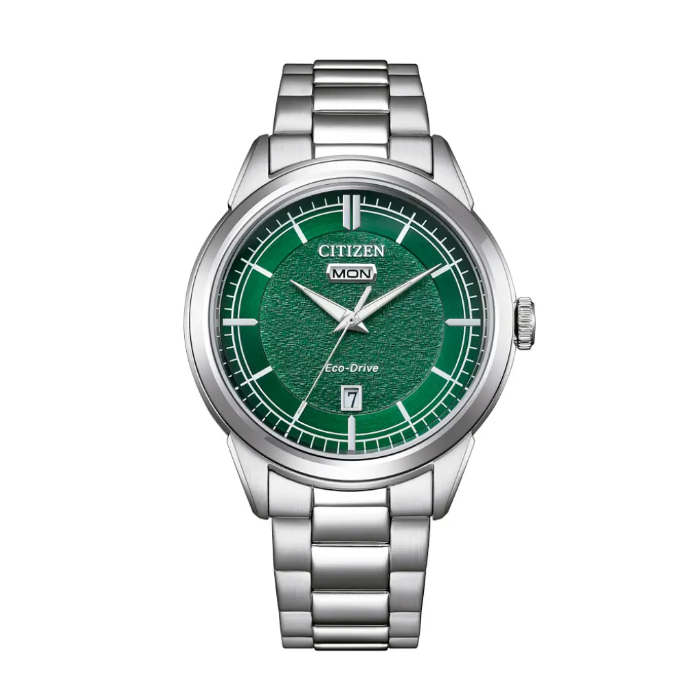 Orologio Citizen Uomo OF Collection Day Date Verde AW0151-85X