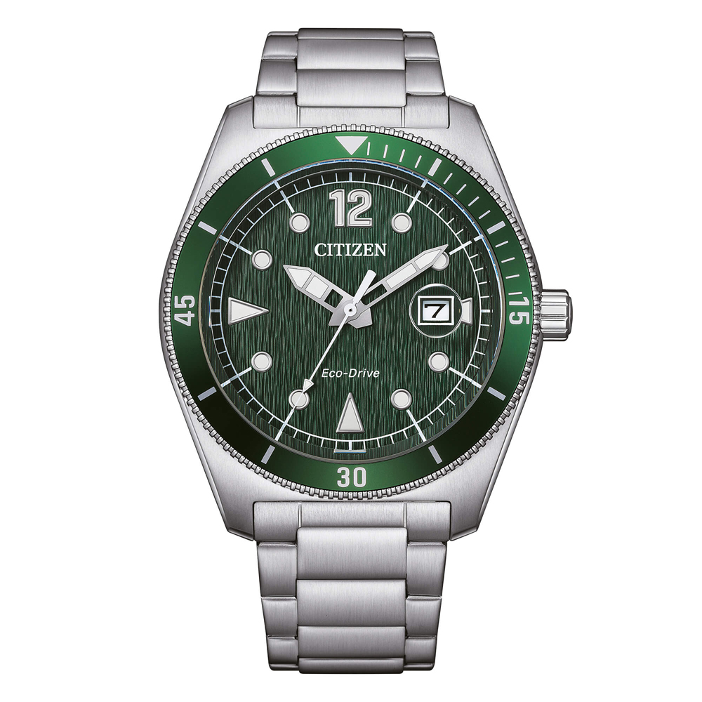 Orologio da Uomo Citizen Marine Verde AW1880-55X