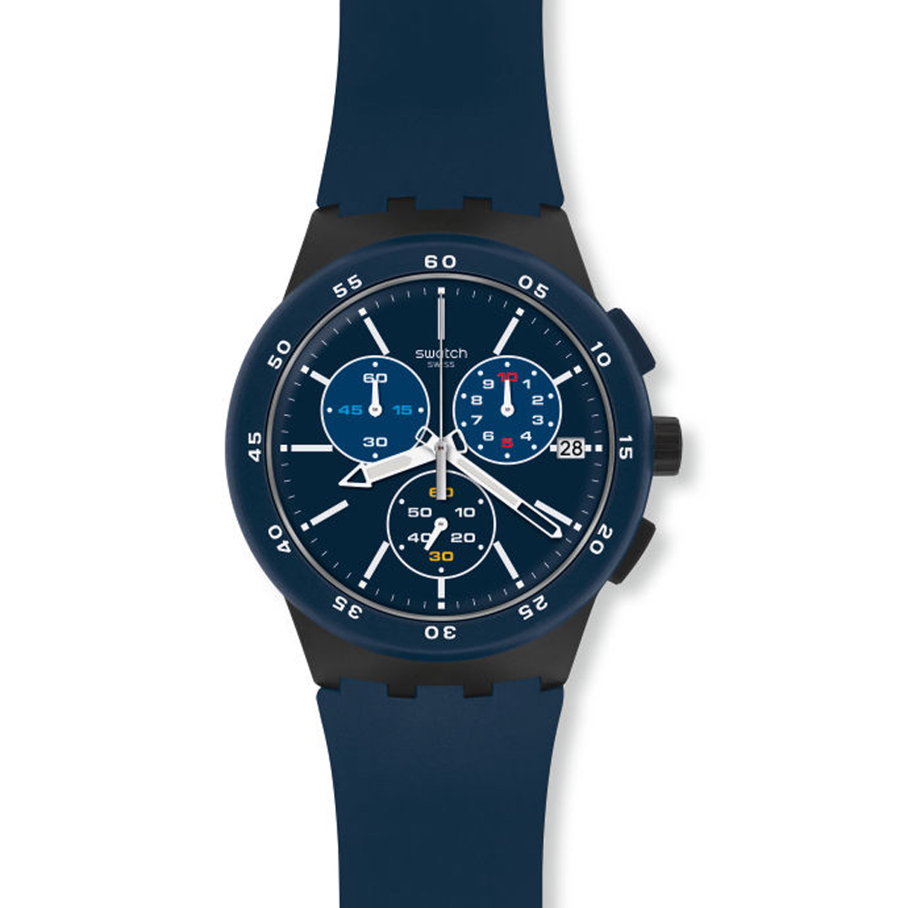 Orologio da Uomo Swatch Blue Steward SUSB417