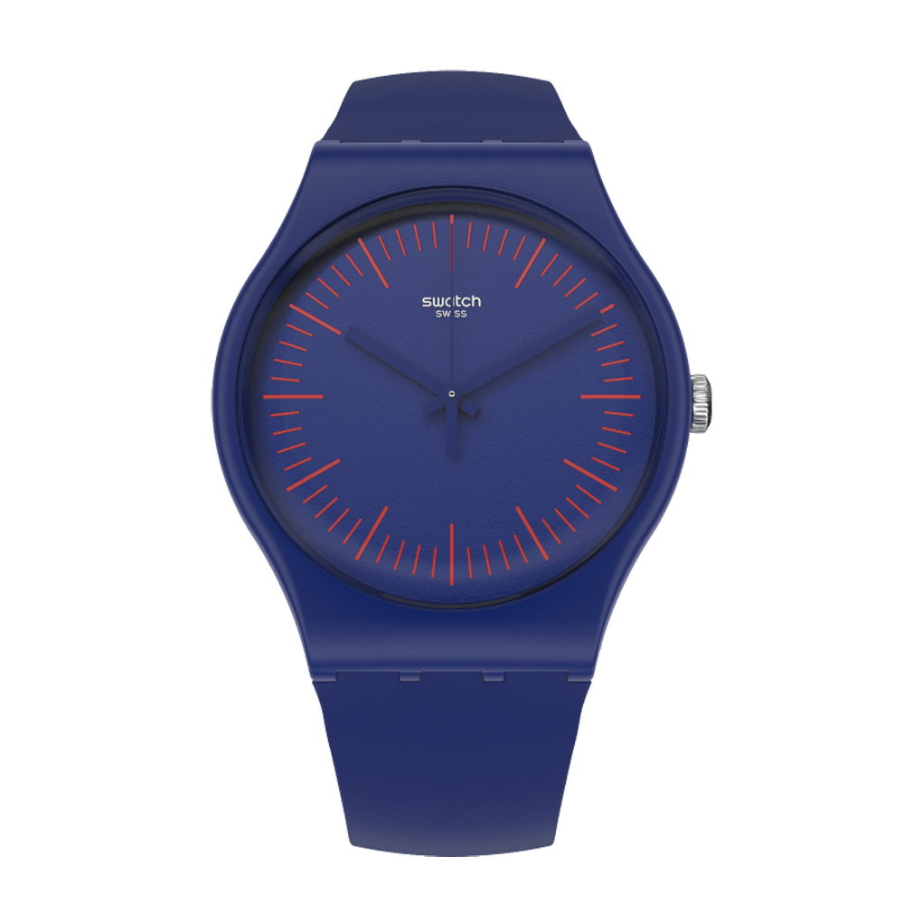 Orologio da Uomo Swatch BLUENRED SUON146