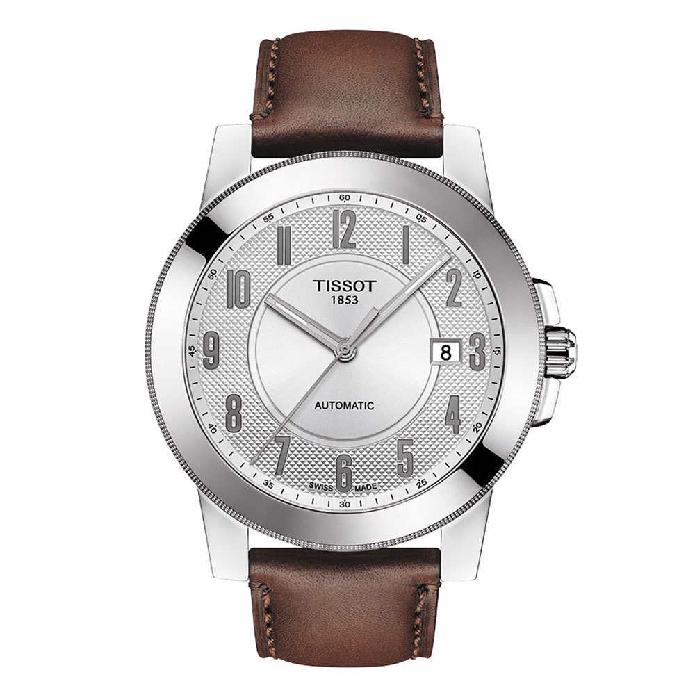 Orologio da uomo Tissot Gentleman Swissmatic quadrante silver T098.407.16.032.00