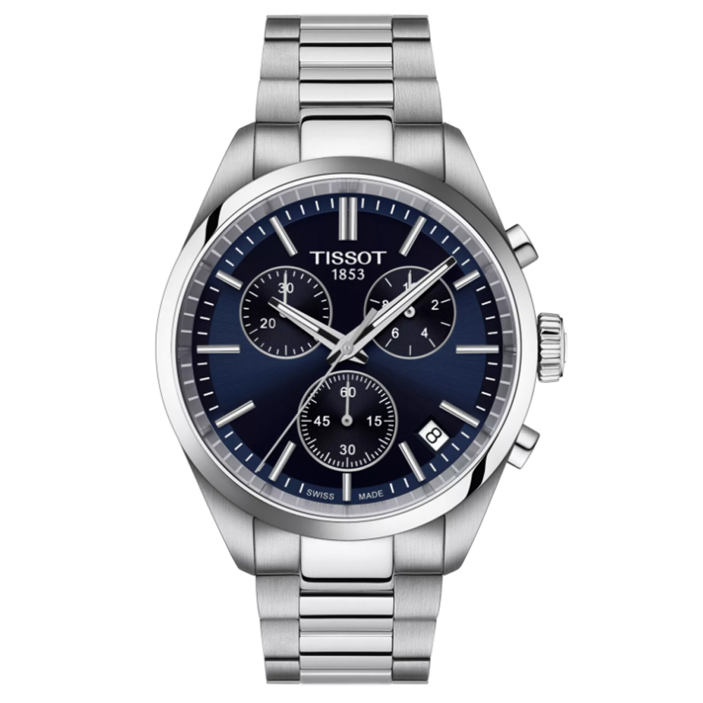 OROLOGIO da Uomo TISSOT PR 100 CHRONOGRAPH Blu T150.417.11.041.00