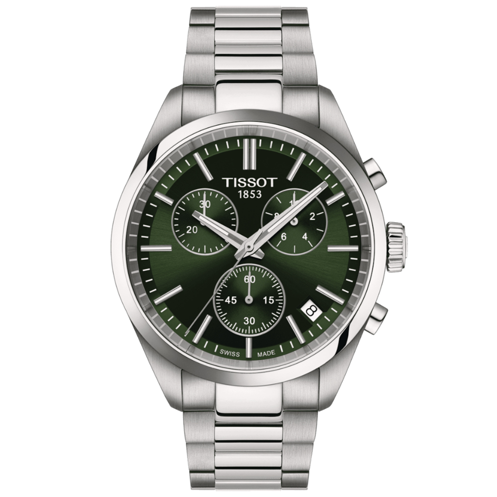 OROLOGIO da Uomo TISSOT PR 100 CHRONOGRAPH Verde T150.417.11.091.00
