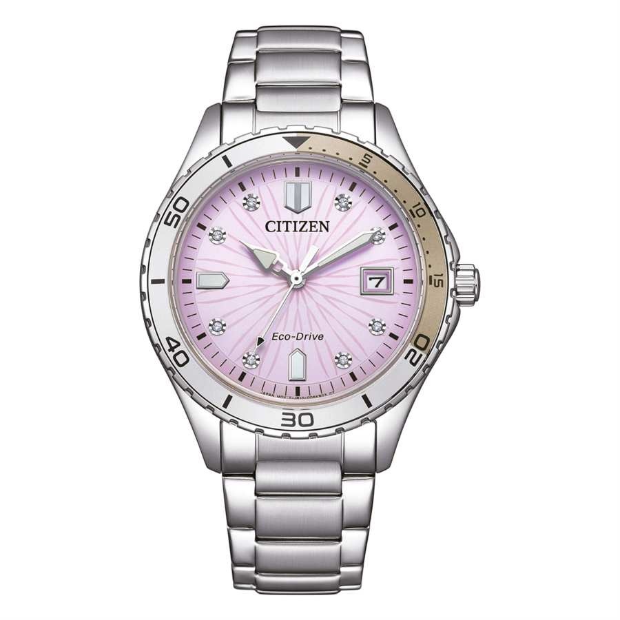 Orologio donna CITIZEN Ecodrive Lady rosa FE6170-88X 