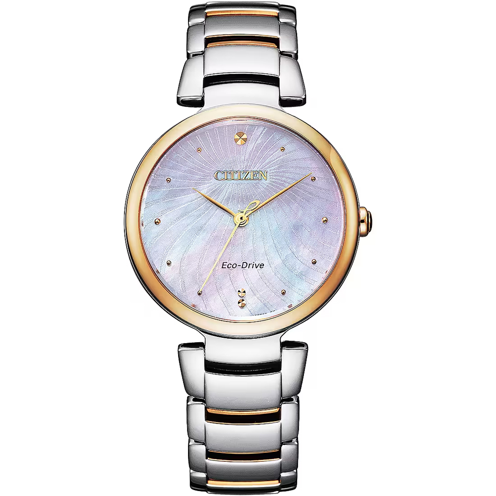 Orologio donna CITIZEN Lady Eco Drive Madreperla bicolore EM0854-89Y