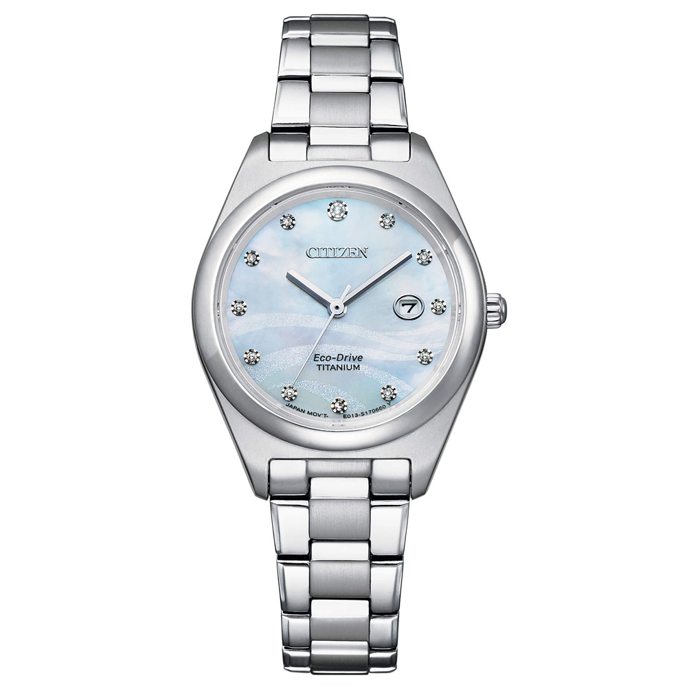 Orologio donna CITIZEN Solo Tempo Lady Eco Drive Super Titanio EW2600-83D