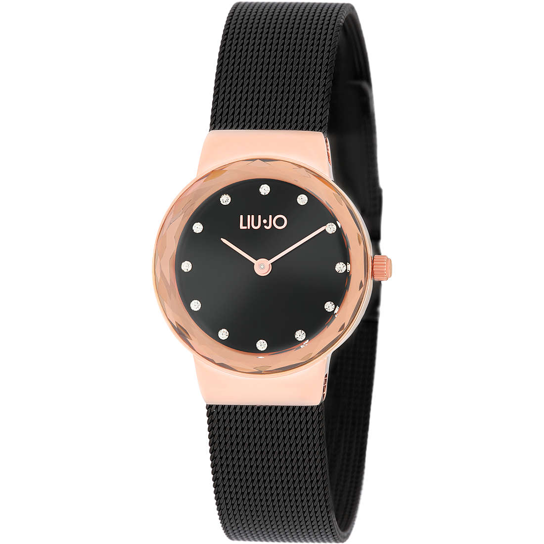 Orologio Liu Jo da donna Aurora nero e oro acciaio rosa TLJ 1861