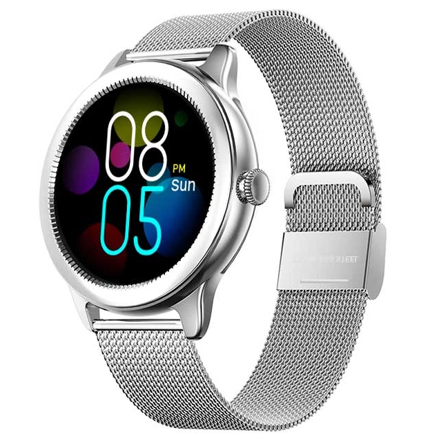 Orologio Smartwatch da donna Lowell Silver maglia Milano