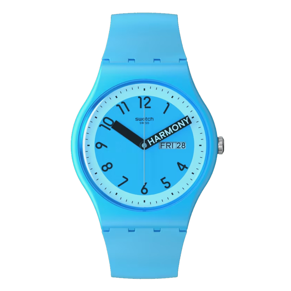 Orologio Swatch PROUDLY BLUE SO29S702